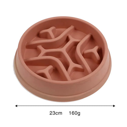 Pet Slow Feeder Bowl Pet Bowls Feeders Maze Puzzle Design Anti-Choke Non-Slip Pet Feeding Bowl Eco-Friendly Food Grade PP Cat