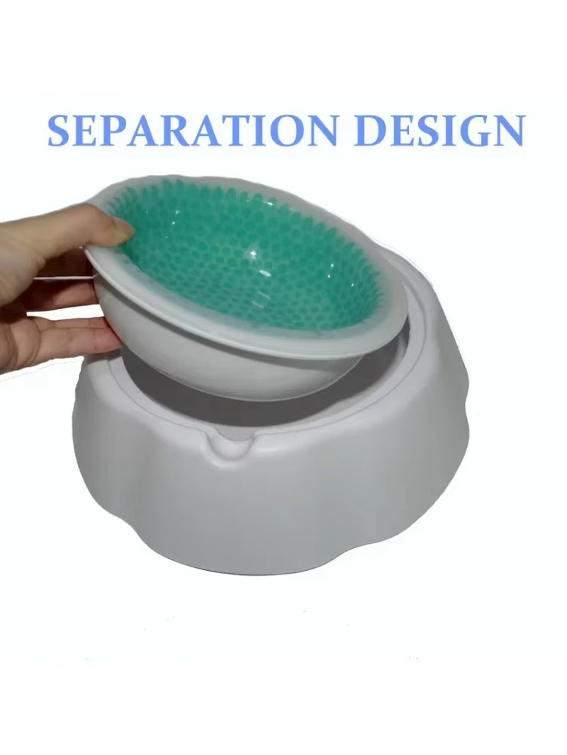 Summer Pet Cold Water Bowl the Cool Bowl Can Keep the Water of Dogs and Cats Cool and Fresh for Several Hours to 8 Hours