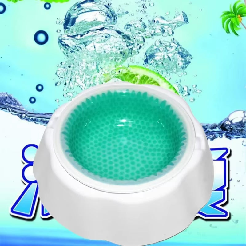 Summer Pet Cold Water Bowl the Cool Bowl Can Keep the Water of Dogs and Cats Cool and Fresh for Several Hours to 8 Hours