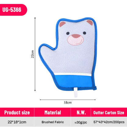 Hot Sell 2 in 1 Five Fingers Hair Removal Silicone Pet Cat Cleaning Hair Remover Grooming Deshedding and Bathing Brush Gloves