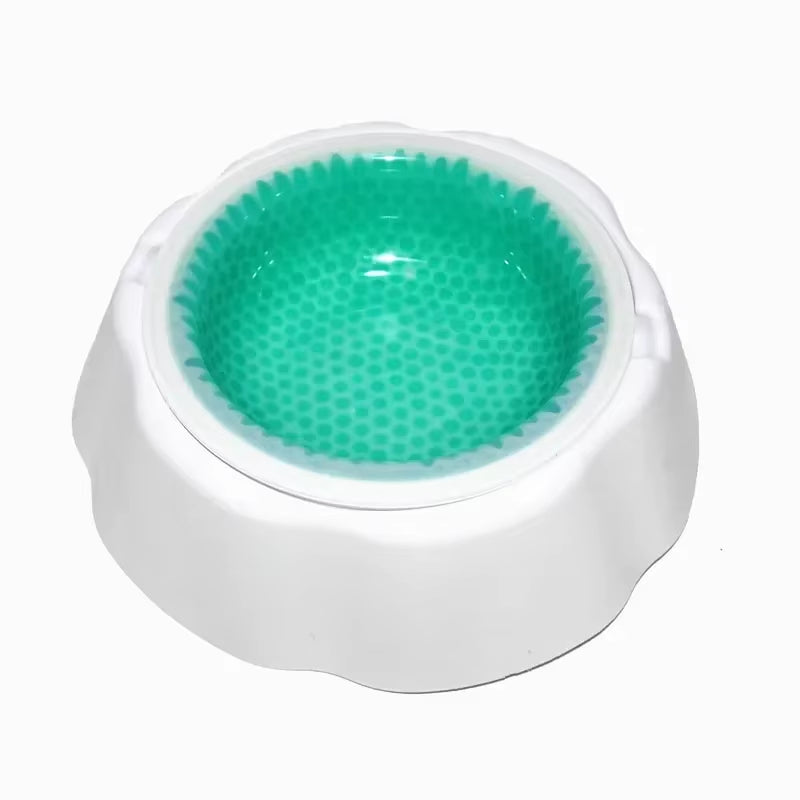Summer Pet Cold Water Bowl the Cool Bowl Can Keep the Water of Dogs and Cats Cool and Fresh for Several Hours to 8 Hours