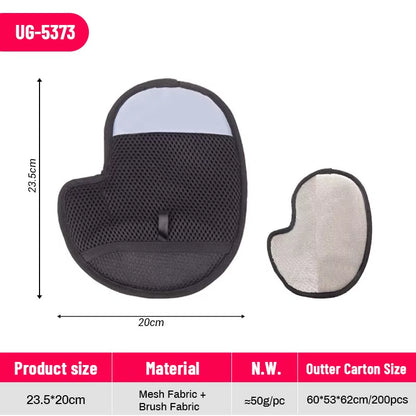 Hot Sell 2 in 1 Five Fingers Hair Removal Silicone Pet Cat Cleaning Hair Remover Grooming Deshedding and Bathing Brush Gloves